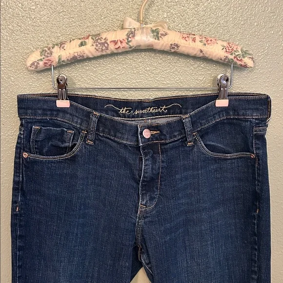 Vintage Old Navy Long Low Rise Sweetheart Bootcut Jeans - actual low rise - Picture 2 of 5